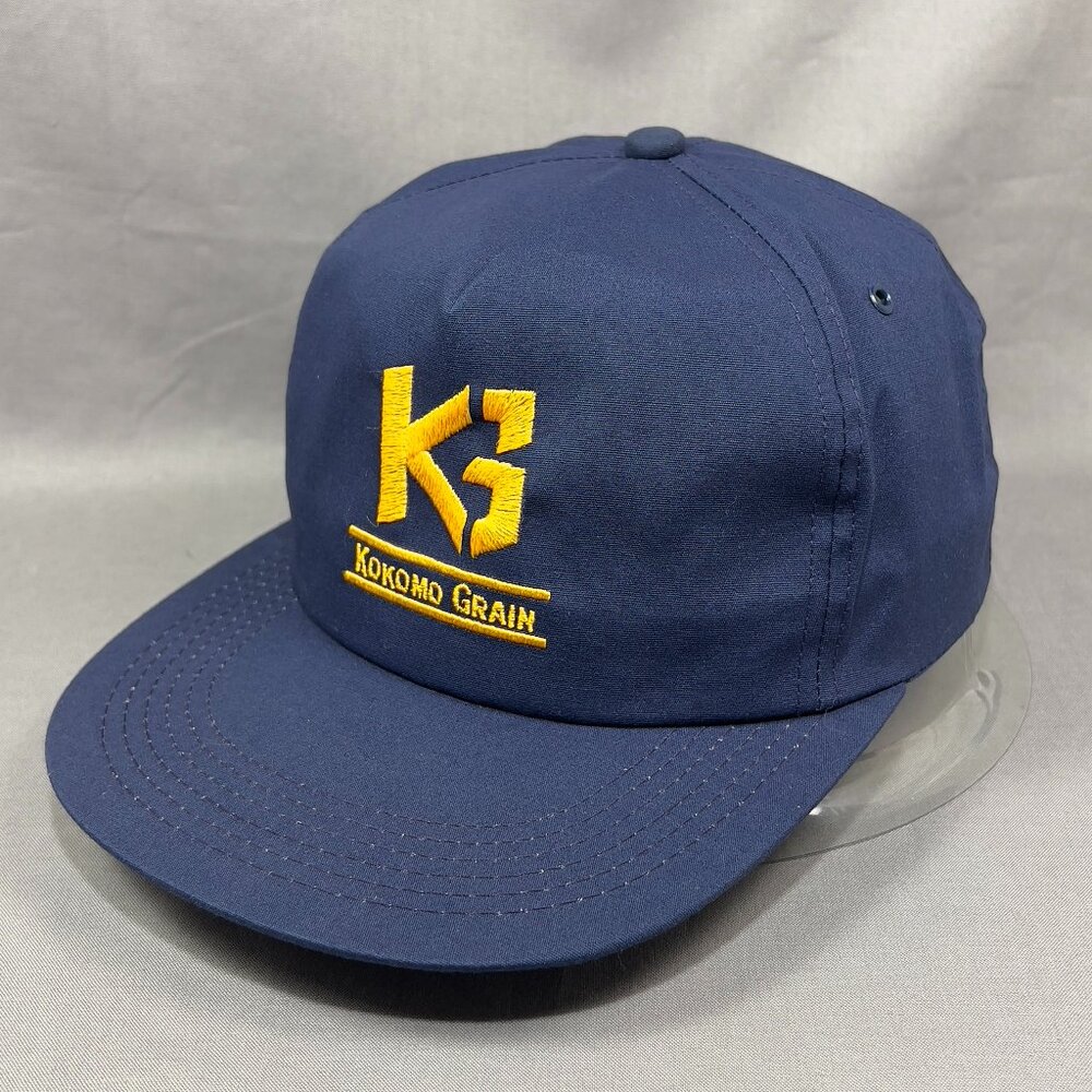 Vtg Kokomo Grain Indiana Snapback Hat KProducts Agriculture Farmer Rancher Mens